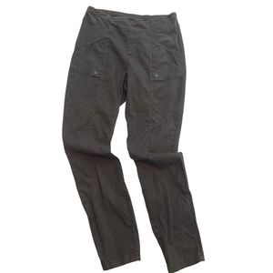 NWT XCVI Wearables Size Small Green Dalia Cotton Stretch Casual Utility Pants